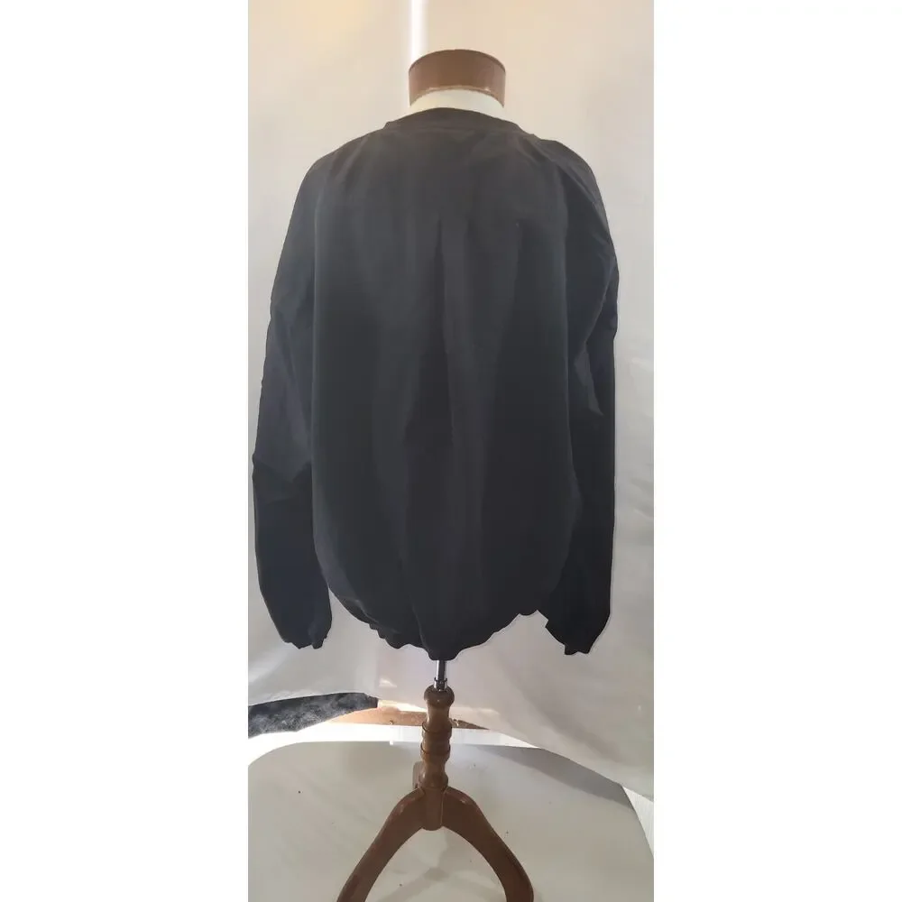 Columbia Mens Large Black Pullover Crew Neck Long Sleeve Wind Breaker Jacket - Picture 6 of 9